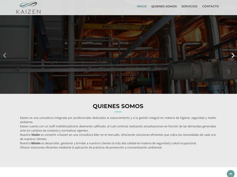 Imagen iustrativa del sitio de Kaizen